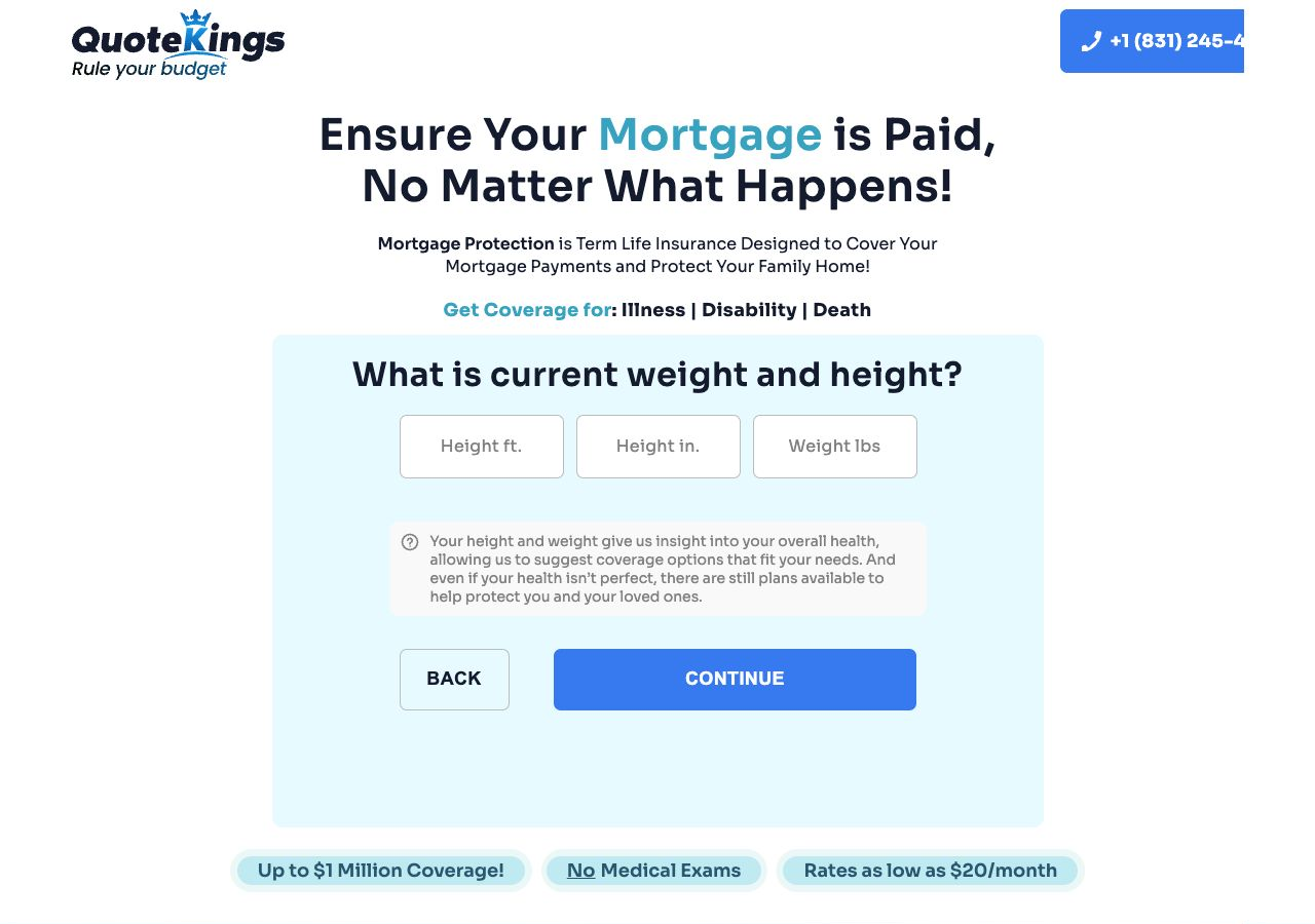 Height and weight step